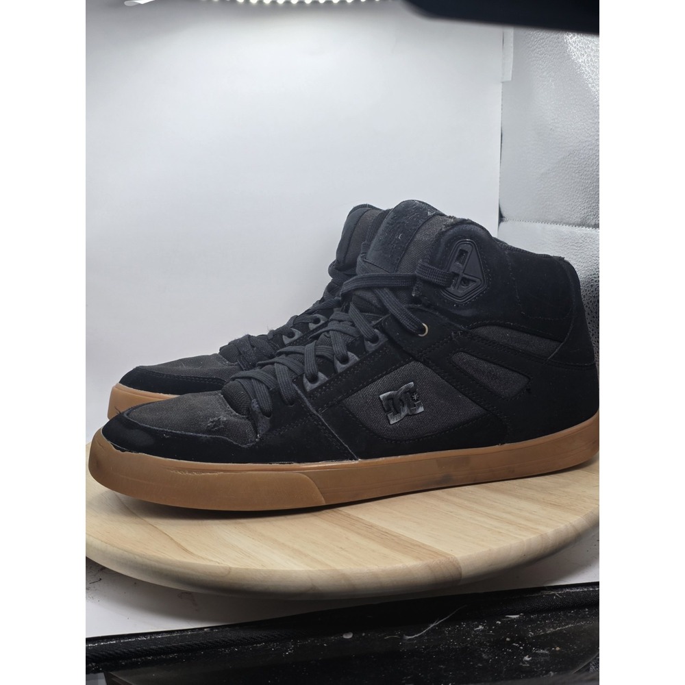 Mens Size 14 - DC Shoes Pure High-top Wc Skate Sneakers in Black Gum